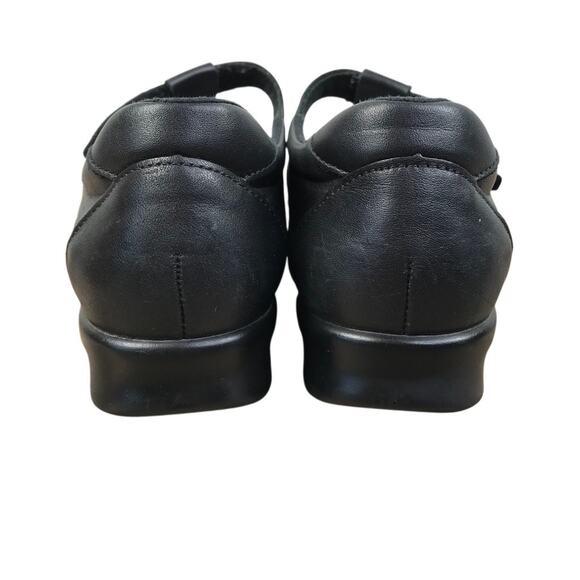 SAS Willow Leather Loafer Women Sz 9N Black Cutout Tripad Comfy Retro Made USA - Picture 7 of 15